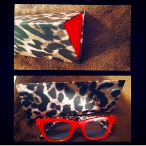 BUNDLE OF THREE chic leopard print glasses cases. Storage For home or on the go